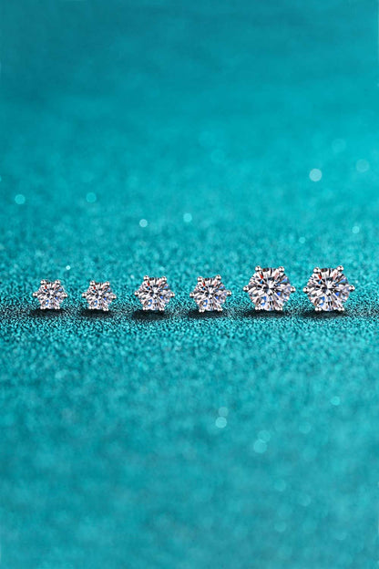 Endless Cheer Moissanite Stud Earrings