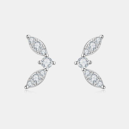 Moissanite 925 Sterling Silver Stud Earrings