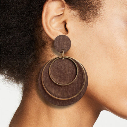 Geometric Drop Earrings