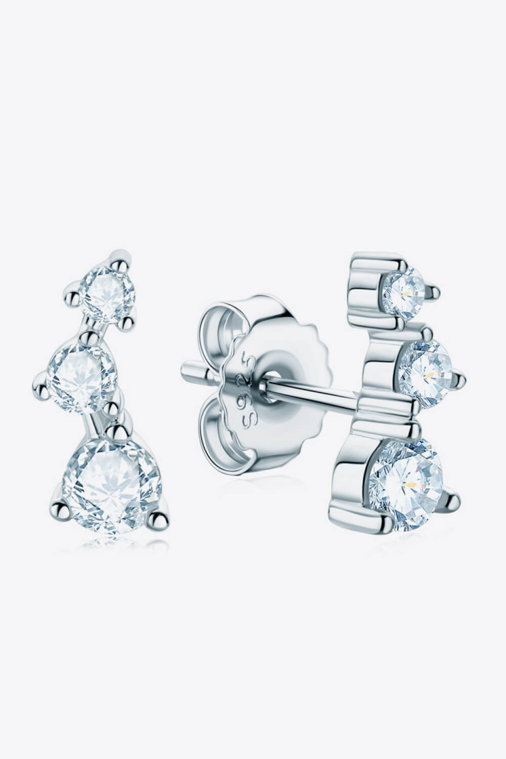 Adored Your Way Moissanite Stud Earrings