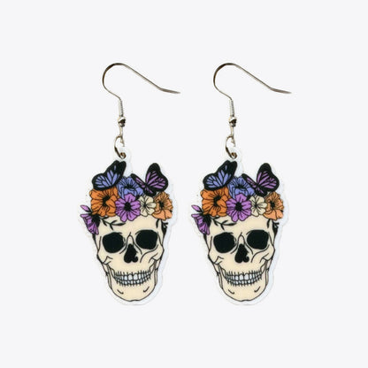 Halloween Theme Acrylic Dangle Earrings