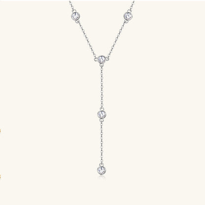 1.1 Carat Moissanite 925 Sterling Silver Necklace