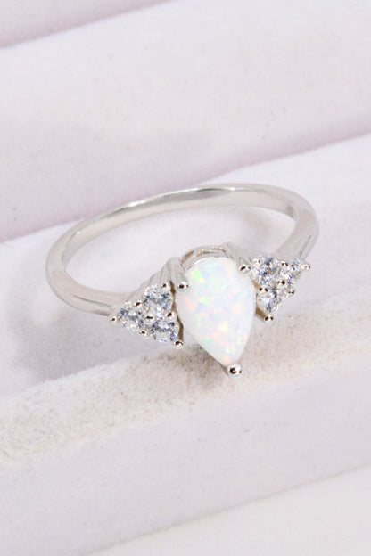 Limitless Love Opal and Zircon Ring